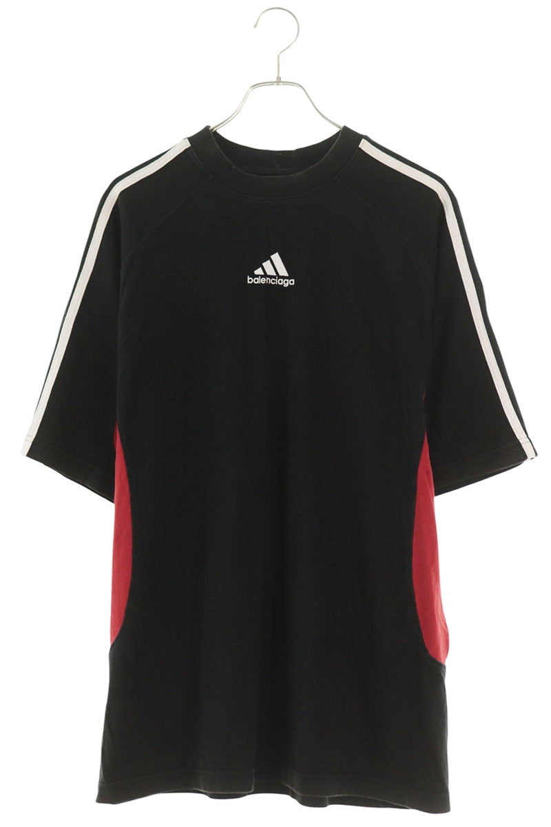 BALENCIAGA 23SS Logo Embroidered T-Shirt Multi Size S