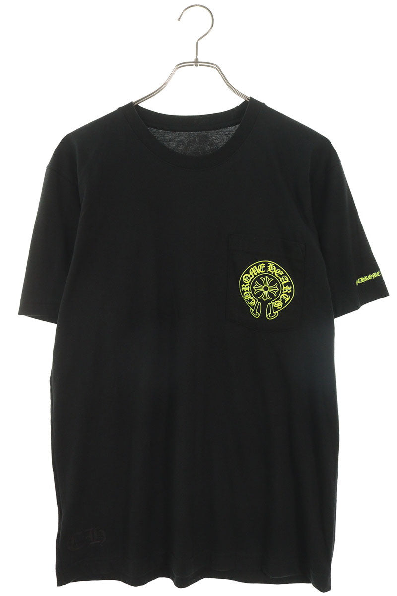 Chrome Hearts Horseshoe Tee Black Yellow Size M
