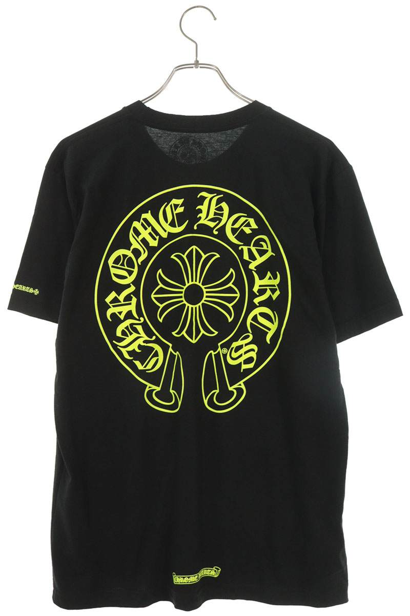 Chrome Hearts Horseshoe Tee Black Yellow Size M