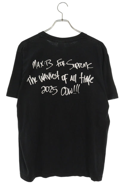 SUPREME Max B Photo Print T-Shirt Black Size M