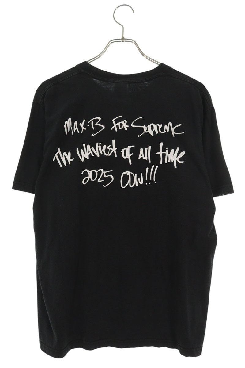 SUPREME Max B Photo Print T-Shirt Black Size M