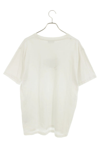 DIOR Logo Embroidered Cotton T-Shirt White Size L