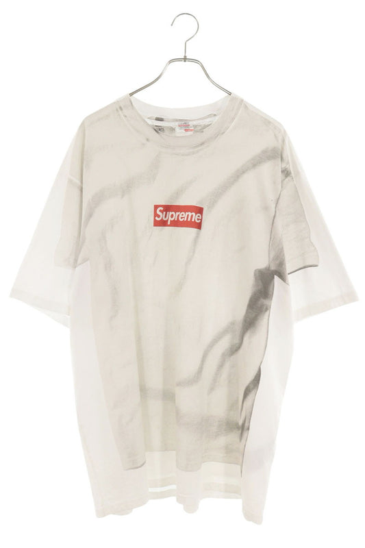 SUPREME x MM6 24SS Transfer Box Logo Tee White XXL Size XXL