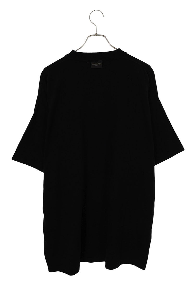 BALENCIAGA Black Inside Out Cotton Oversized T-Shirt Size 3