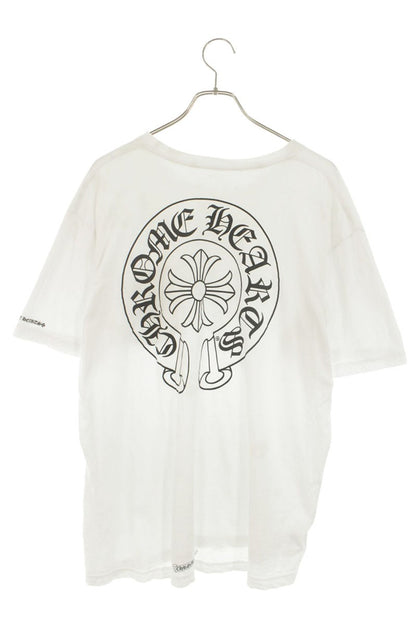 Chrome Hearts White Cotton Back Print T-Shirt Size XL