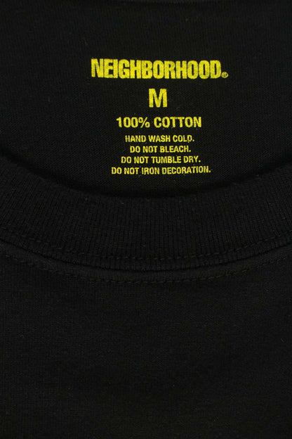 NEIGHBORHOOD Black/Yellow Smiley Print T-shirt Size M