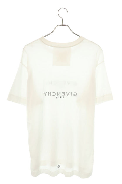 GIVENCHY Reverse Logo Cotton T-Shirt White Size S