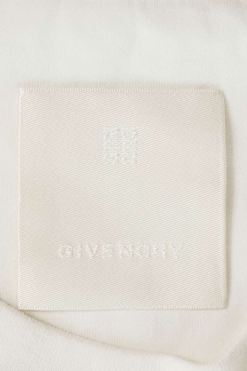GIVENCHY Reverse Logo Cotton T-Shirt White Size S