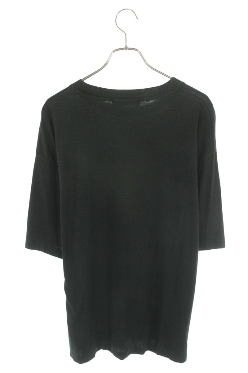 ACNE STUDIOS Logo Relaxed Fit Vintage T-Shirt Black Size S