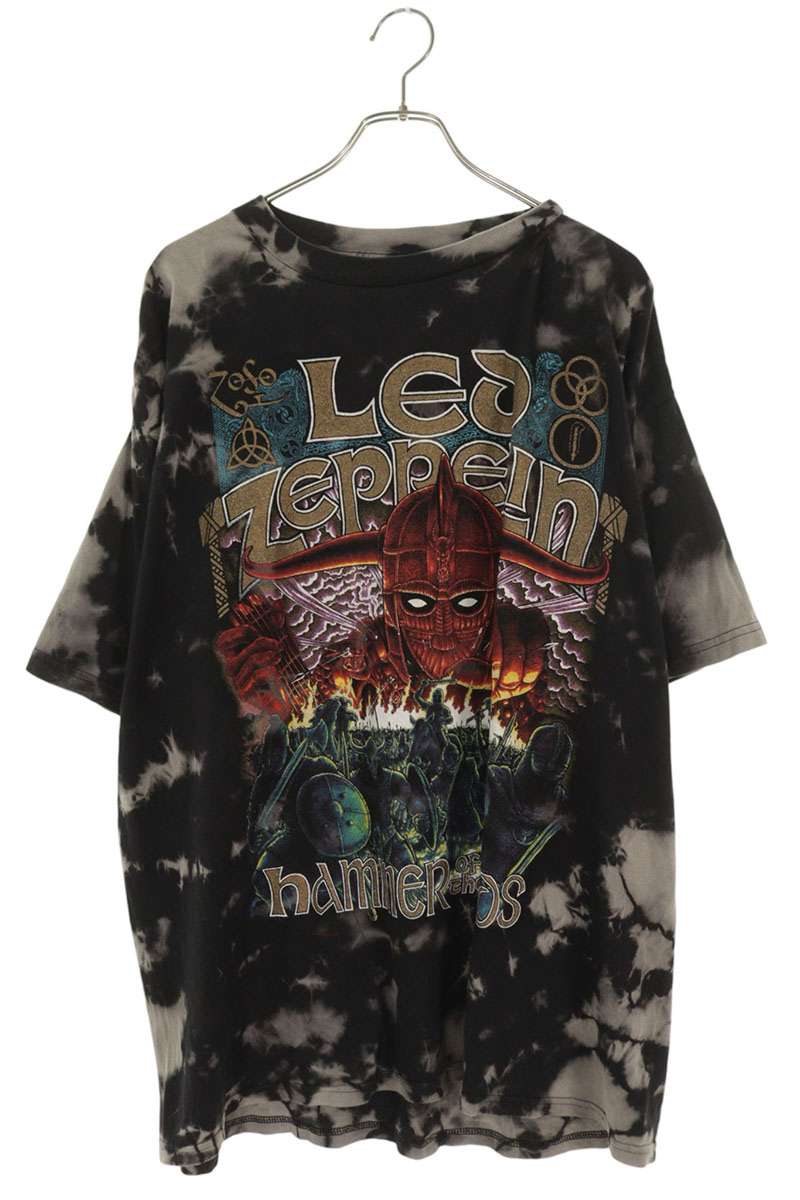 VINTAGE 90s Led Zeppelin Hammer of the Gods Tie-Dye Size XL