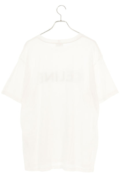 CELINE Loose Fit Logo Print T-Shirt White Size L