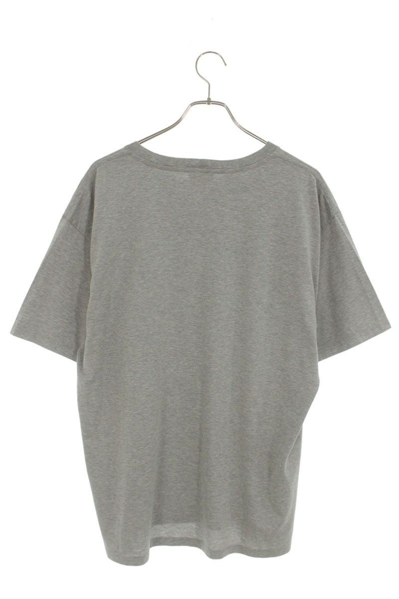 CELINE Triomphe Embroidered T-Shirt Gray Size M