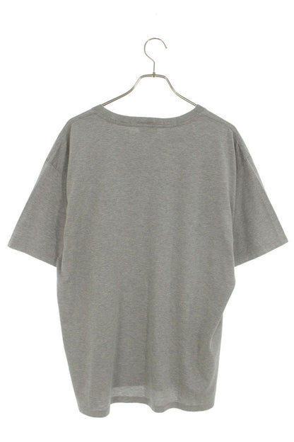 CELINE Triomphe Embroidered T-Shirt Gray Size M