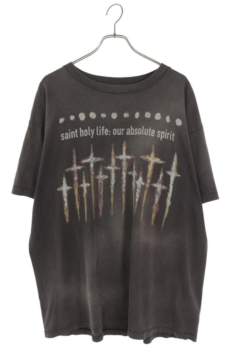 SAINT MICHAEL Vintage GOD Print T-Shirt Size XL