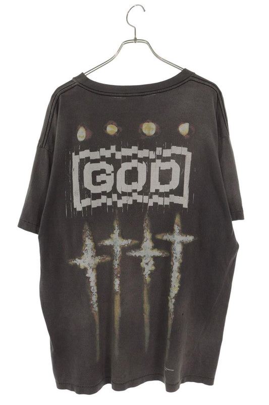 SAINT MICHAEL Vintage GOD Print T-Shirt Size XL