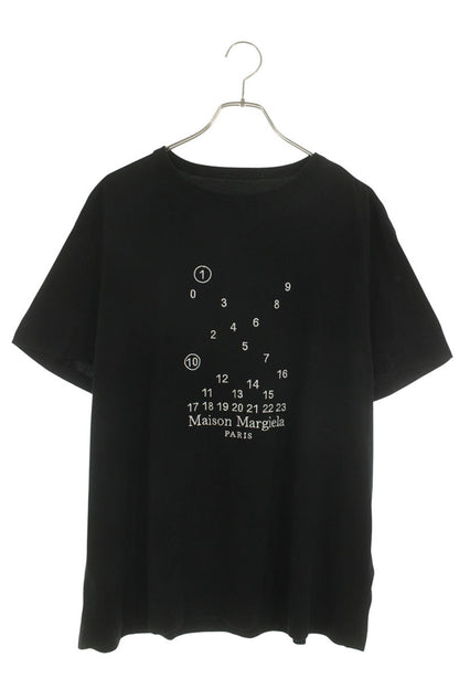 Maison Margiela Black Cotton Calendar Logo Size XL