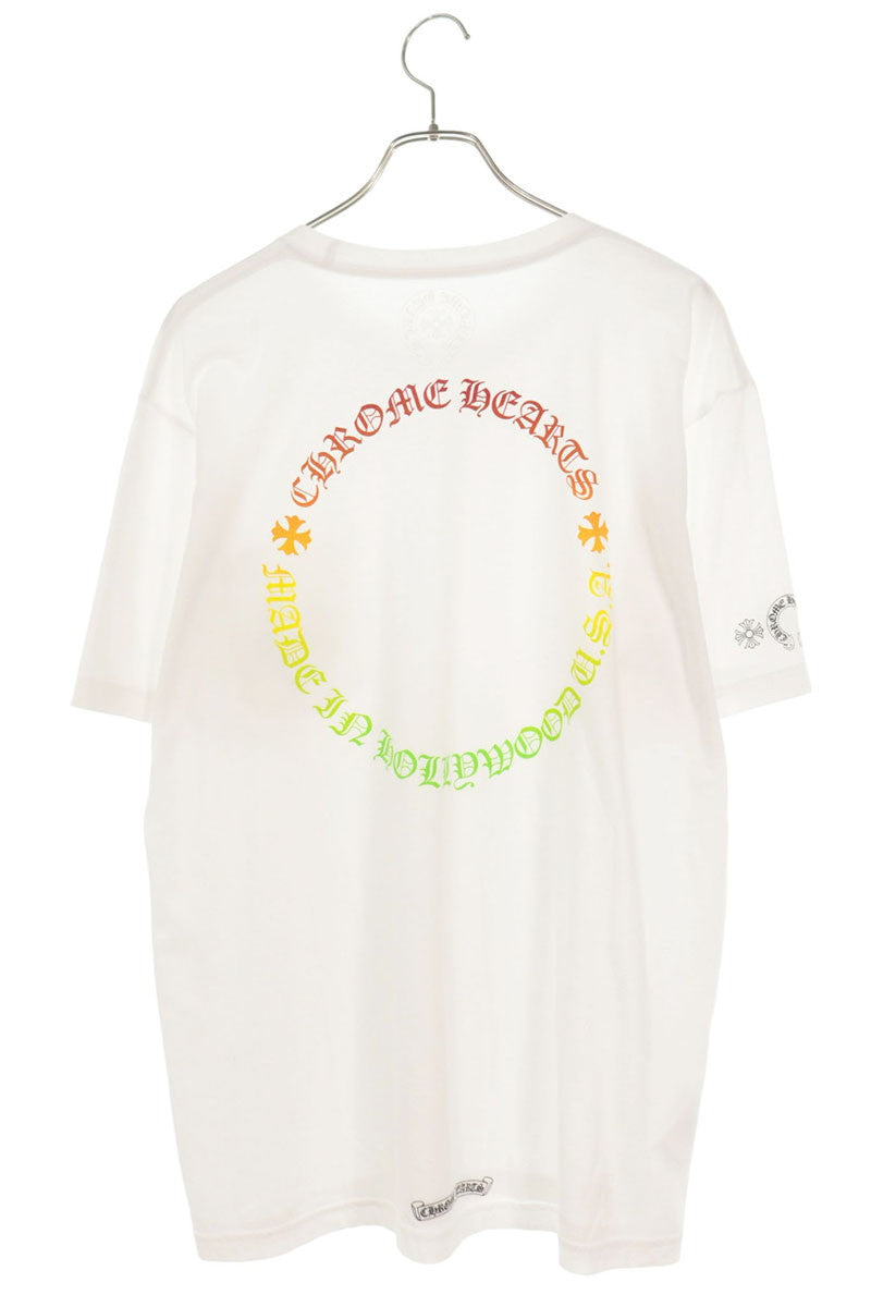 Chrome Hearts Back Circle Print T-Shirt Multi Size XL
