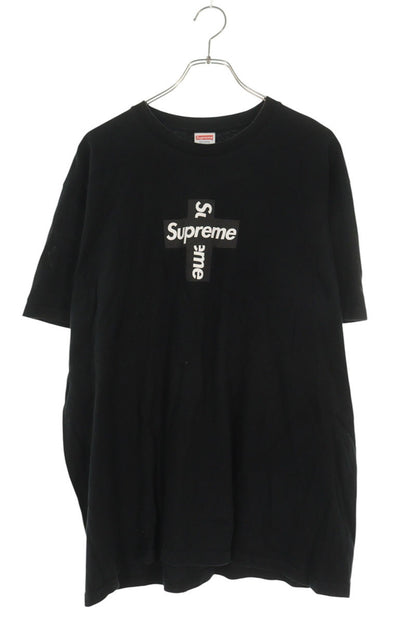 SUPREME 20AW Cross Box Logo T-Shirt Black Size L