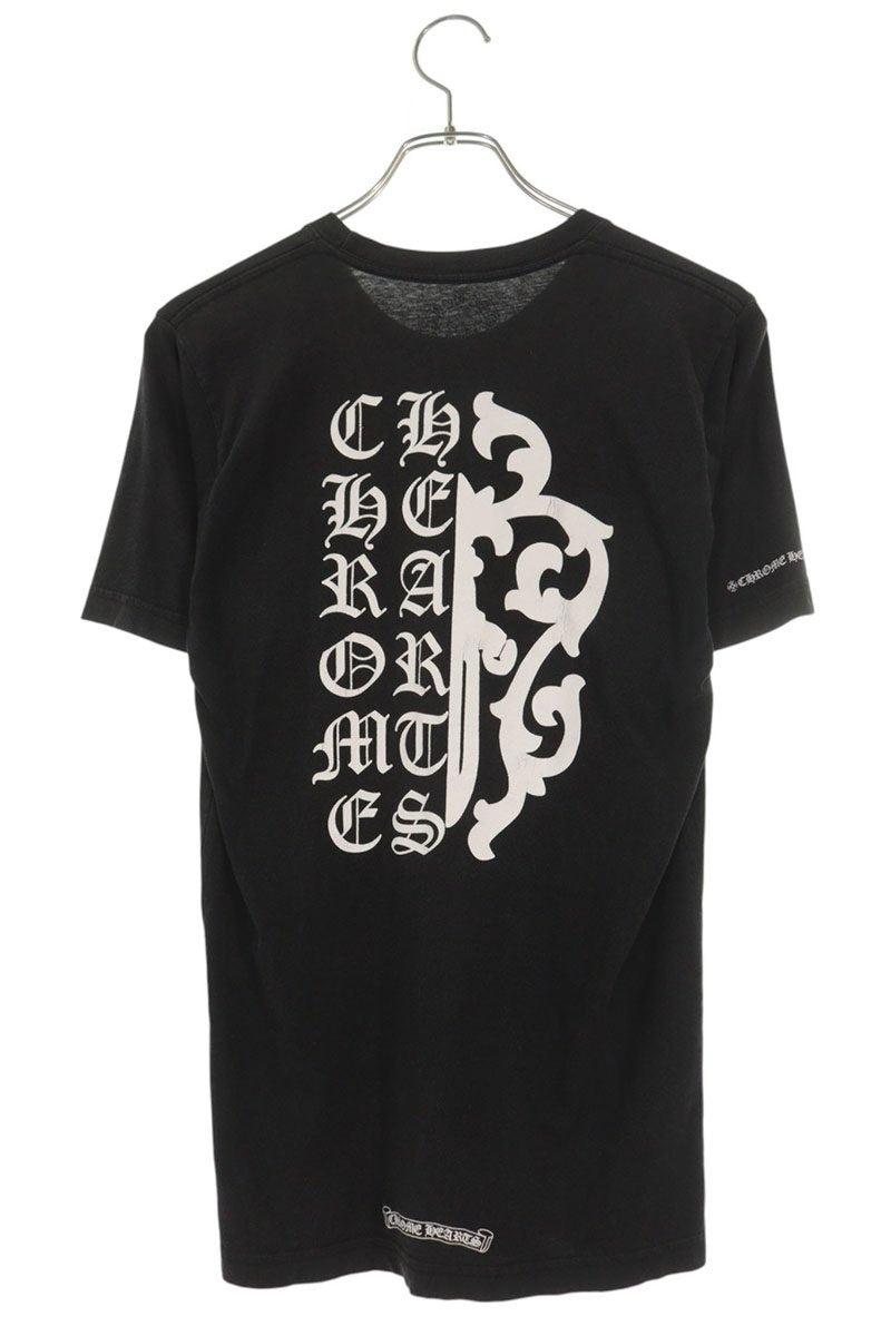Chrome Hearts Vine Dagger Back Print T-Shirt Black Size M