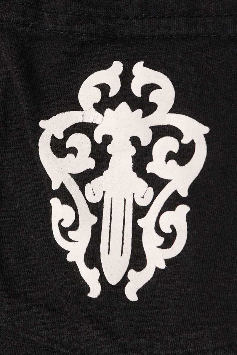 Chrome Hearts Vine Dagger Back Print T-Shirt Black Size M