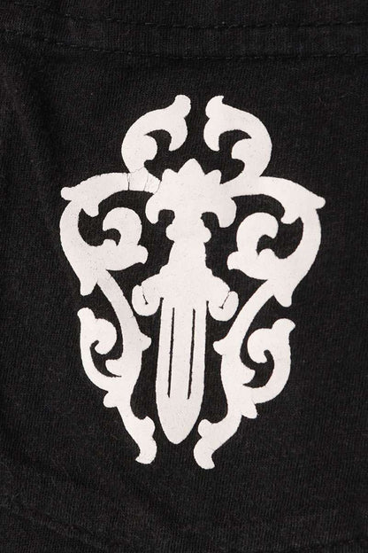 Chrome Hearts Vine Dagger Back Print T-Shirt Black Size M