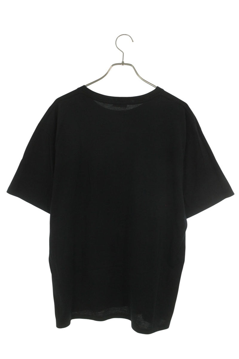 CELINE Crack Logo Print Cotton T-Shirt Multi Size XL
