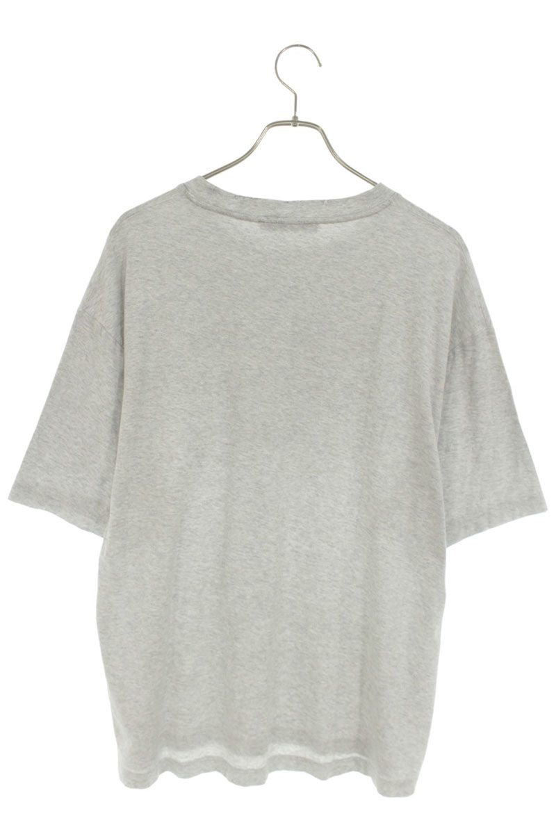 ACNE STUDIOS Front Logo Cotton T-Shirt Gray Size M