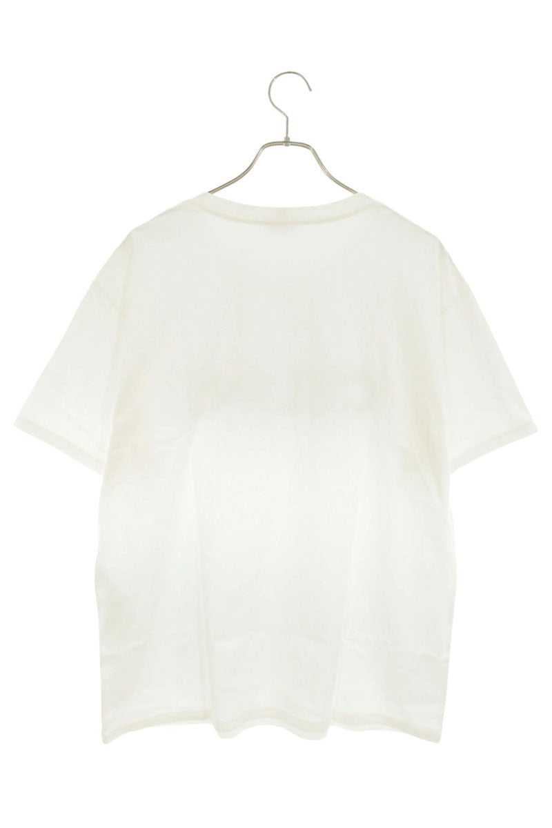 CELINE Studs Logo Cotton T-Shirt White Size L