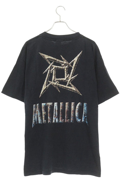 VINTAGE Metallica Reload Print Cotton T-Shirt Black Size XL
