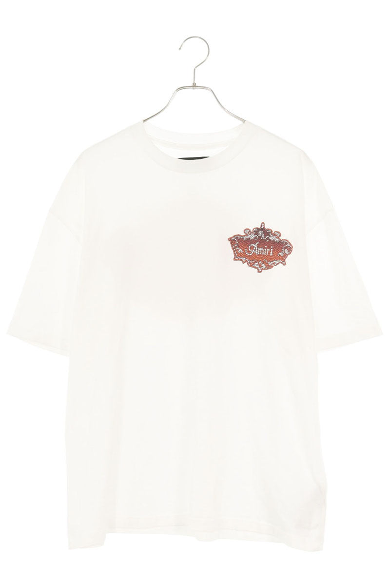 AMIRI Logo Print Cotton T-Shirt White Size M