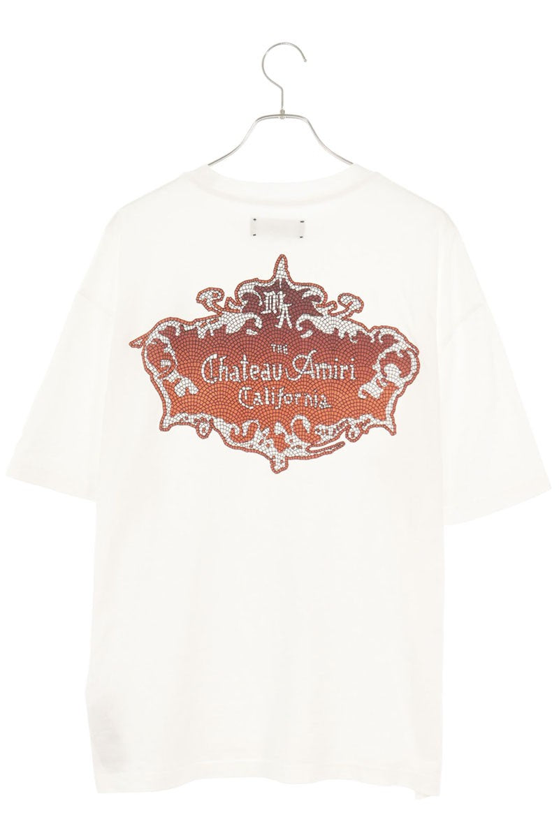 AMIRI Logo Print Cotton T-Shirt White Size M