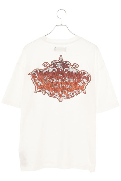 AMIRI Logo Print Cotton T-Shirt White Size M