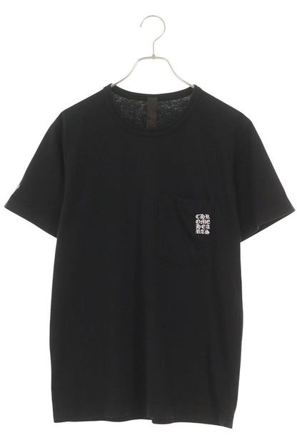 Chrome Hearts Y NOT Logo Embroidered Pocket Tee Black Size S