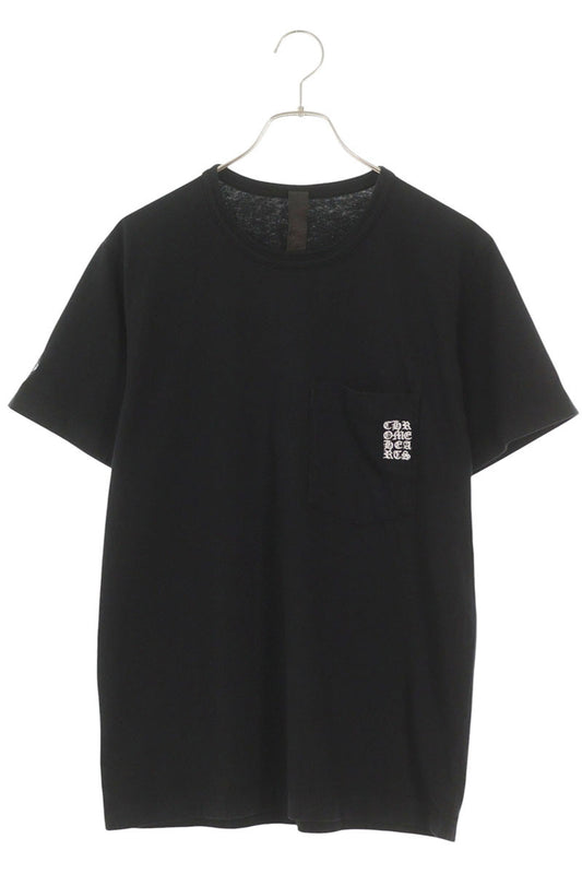 Chrome Hearts Y NOT Logo Embroidered Pocket Tee Black Size S