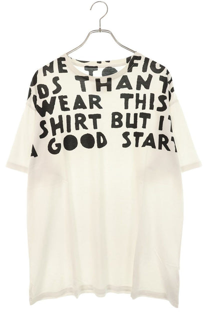 Maison Margiela 21AW White/Black AIDS Print T-shirt Size M
