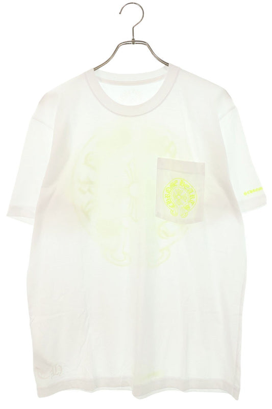Chrome Hearts Horseshoe Tee White Yellow Back Multi Size L