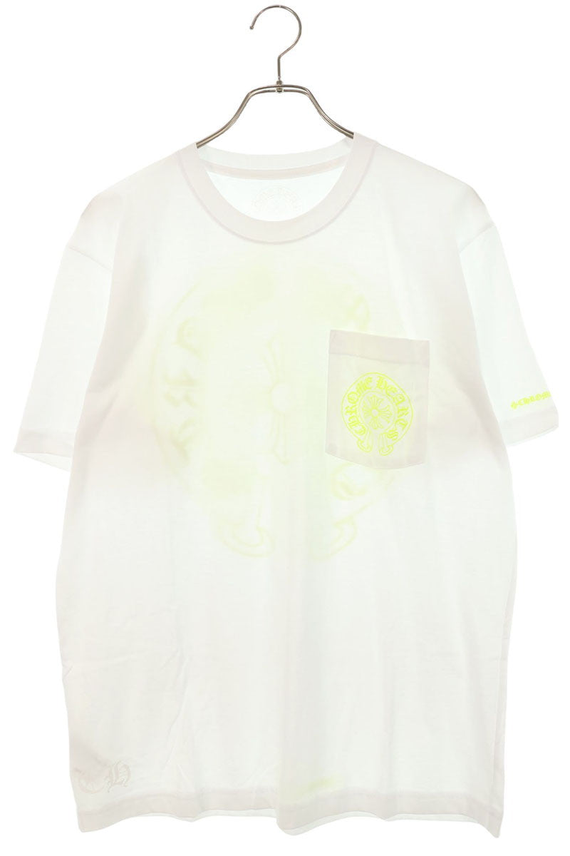 Chrome Hearts Horseshoe Tee White Yellow Back Multi Size L
