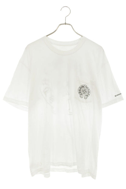 Chrome Hearts Back Horseshoe Print Tee Wht/Blk Size XL