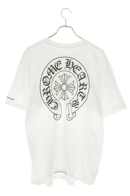 Chrome Hearts Back Horseshoe Print Tee Wht/Blk Size XL