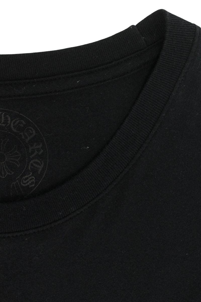 Chrome Hearts Horseshoe Back Print T-Shirt Black Size XL