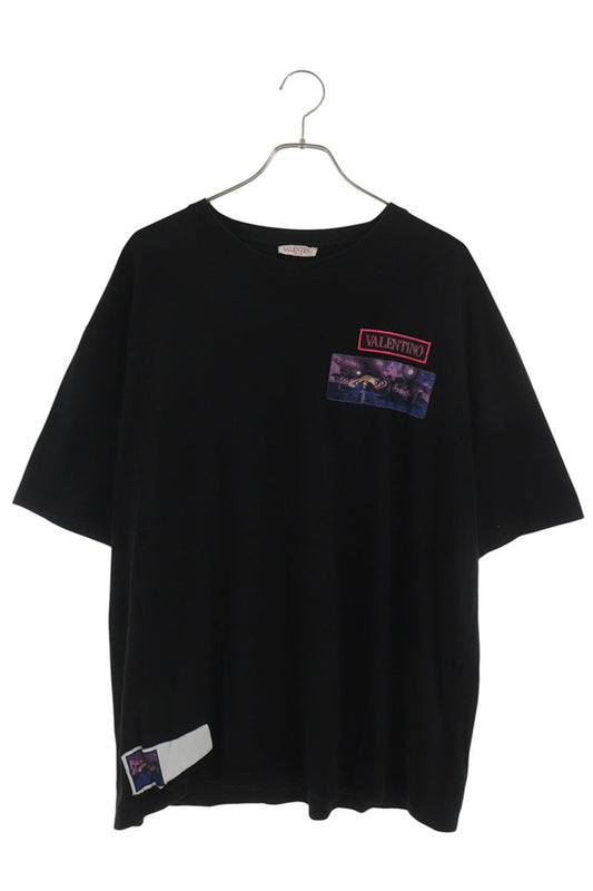VALENTINO WATER NIGHTS Patch T-Shirt Black Size XL