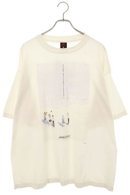 SAINT MICHAEL 25SS White Cotton Character Print Size XL