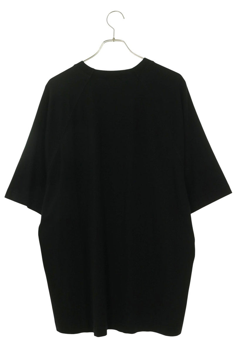 JACQUEMUS Rubber Logo Oversized T-Shirt Black Size L