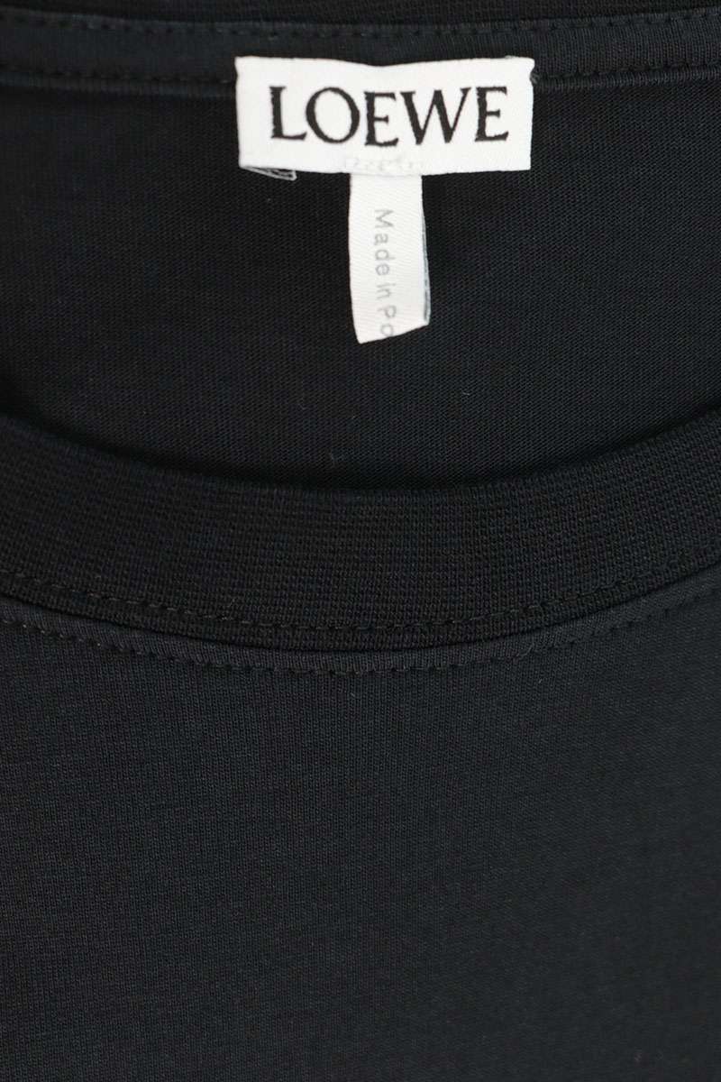 LOEWE Anagram Embroidered T-Shirt Black Size XL