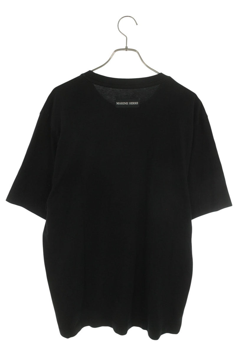 Marine Serre Black Moon Embroidered T-Shirt Size XL