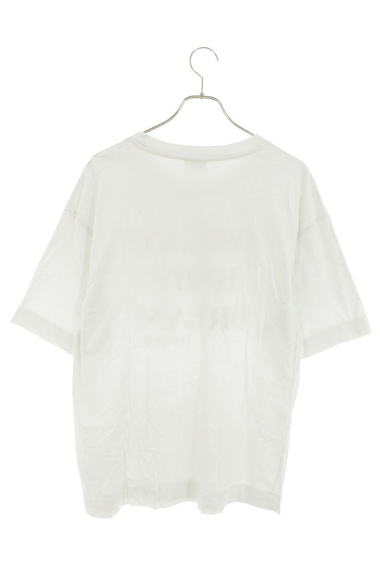 DRIES VAN NOTEN White Letter Print Cotton Tee Size L