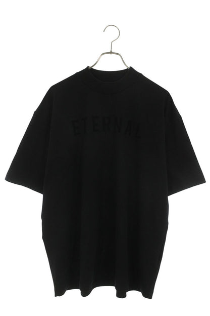 FEAR OF GOD Black ETERNAL Rubber Logo Tee Size S