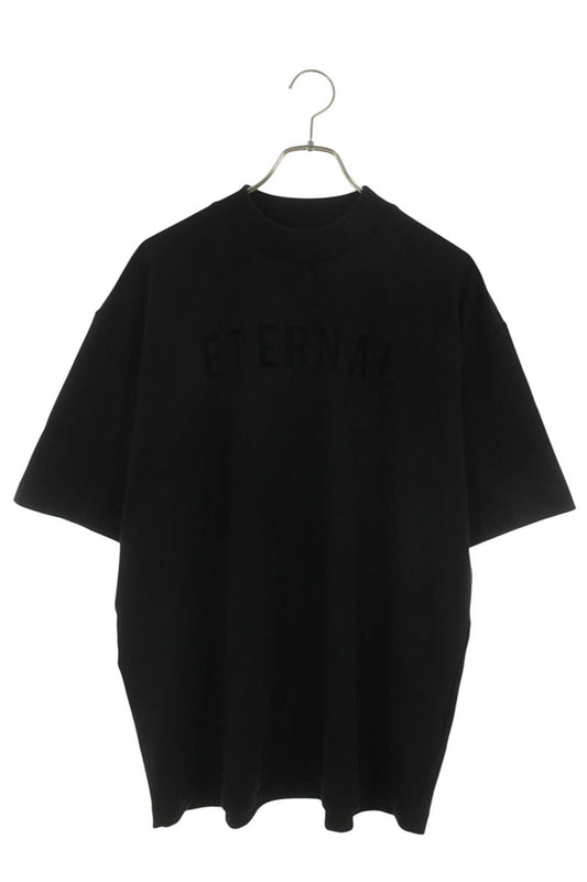 FEAR OF GOD Black ETERNAL Rubber Logo Tee Size S