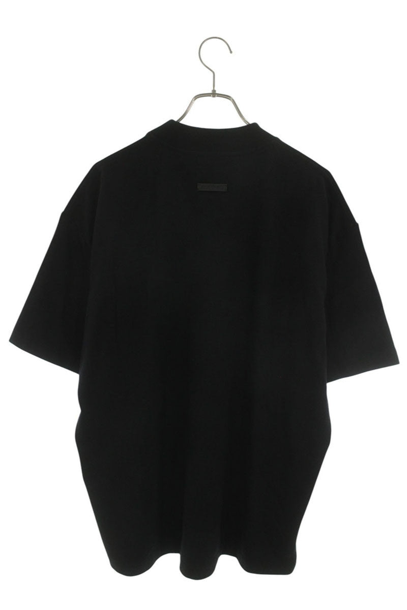 FEAR OF GOD Black ETERNAL Rubber Logo Tee Size S