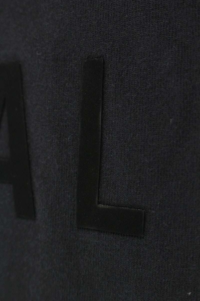FEAR OF GOD Black ETERNAL Rubber Logo Tee Size S